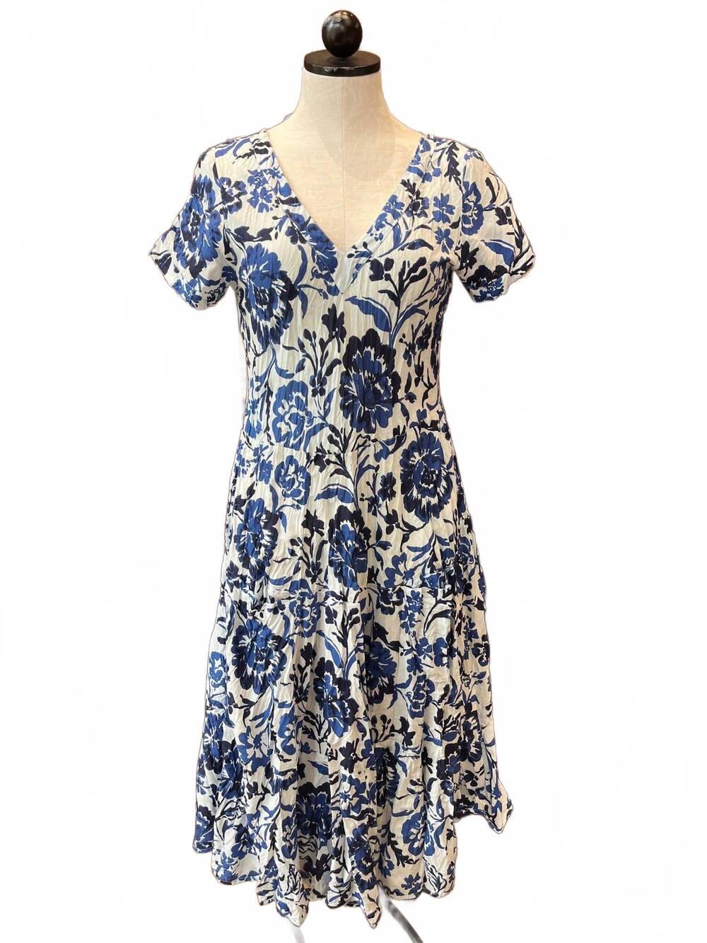 NEW DRESS ADDICT women's jazi dress in blue/vanilla